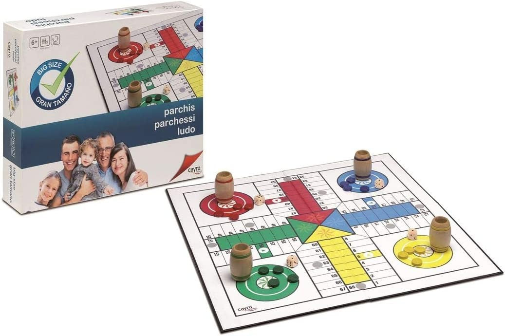 Juego clásico de mesa Parchis XXL - Cayro 792