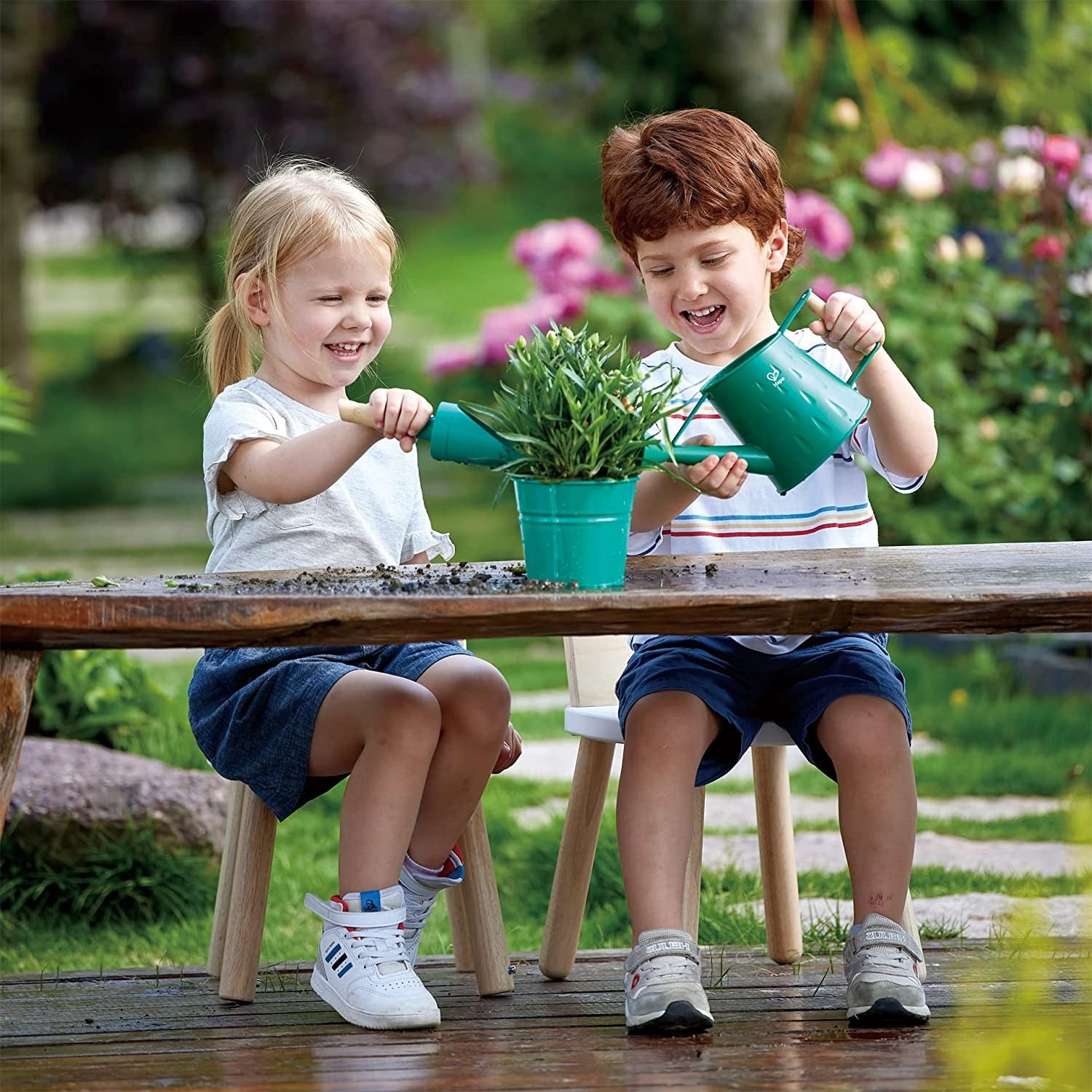 Juego herramientas de jardinería - Hape 5584