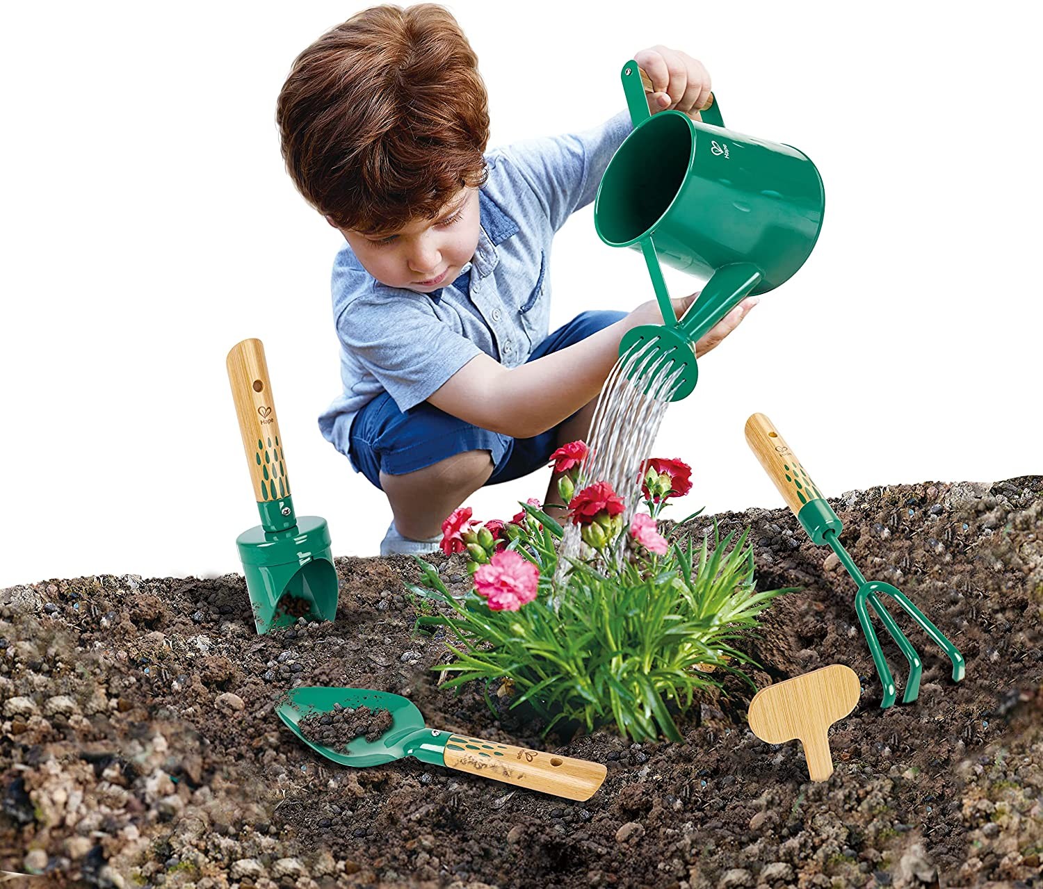 Juego herramientas de jardinería - Hape 5584