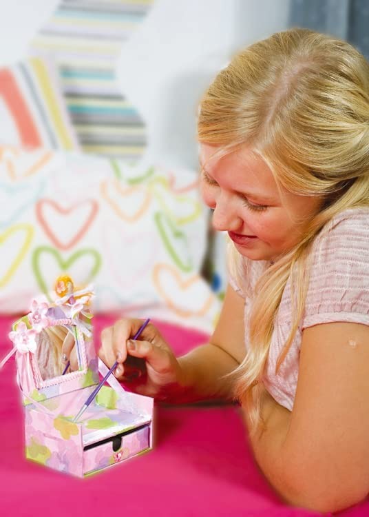 Juego de manualidades diseña tu propio cofre de hadas