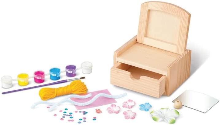 Juego de manualidades diseña tu propio cofre de hadas - 4M 02738