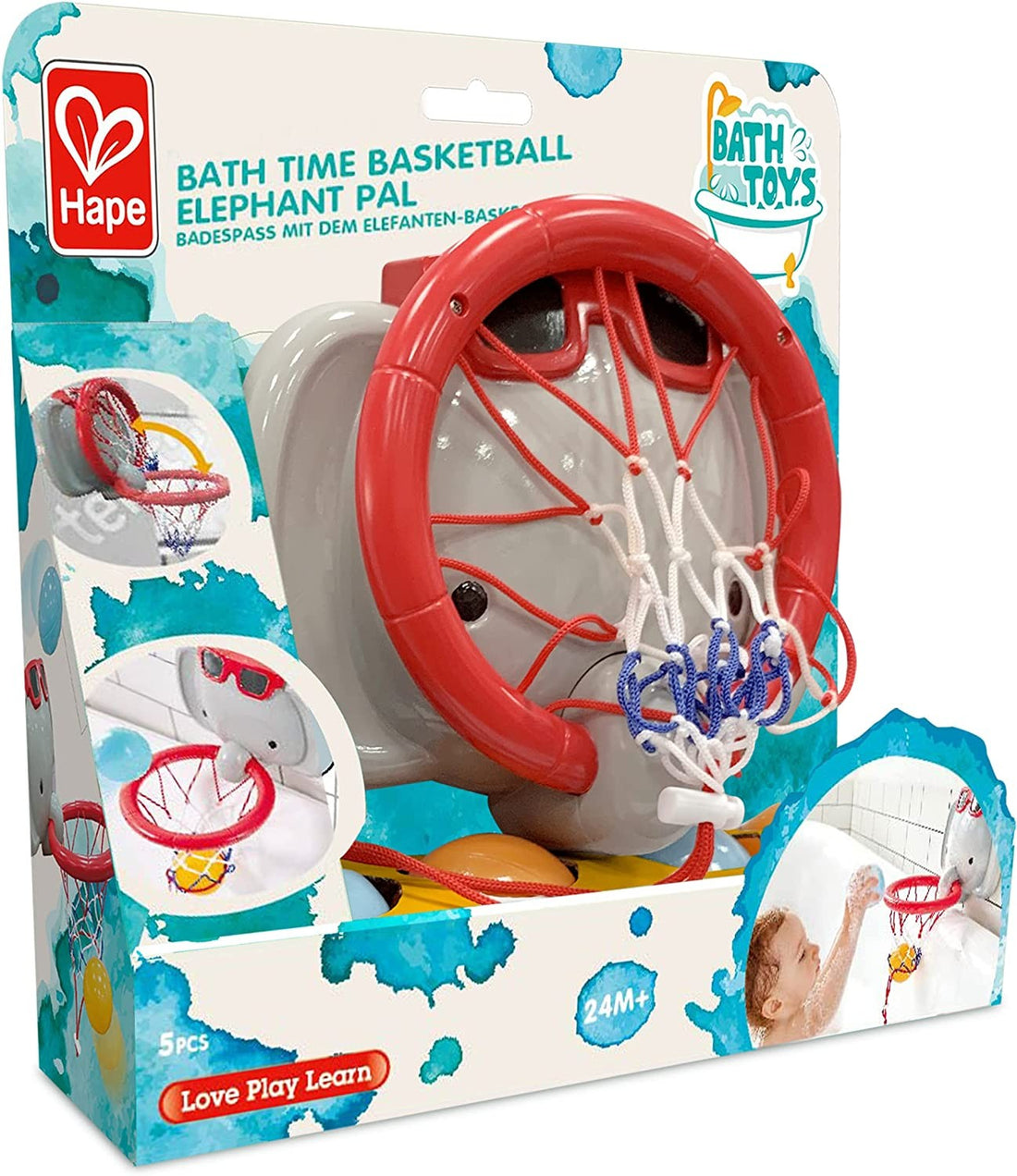 Cesta de baloncesto para el baño - Hape