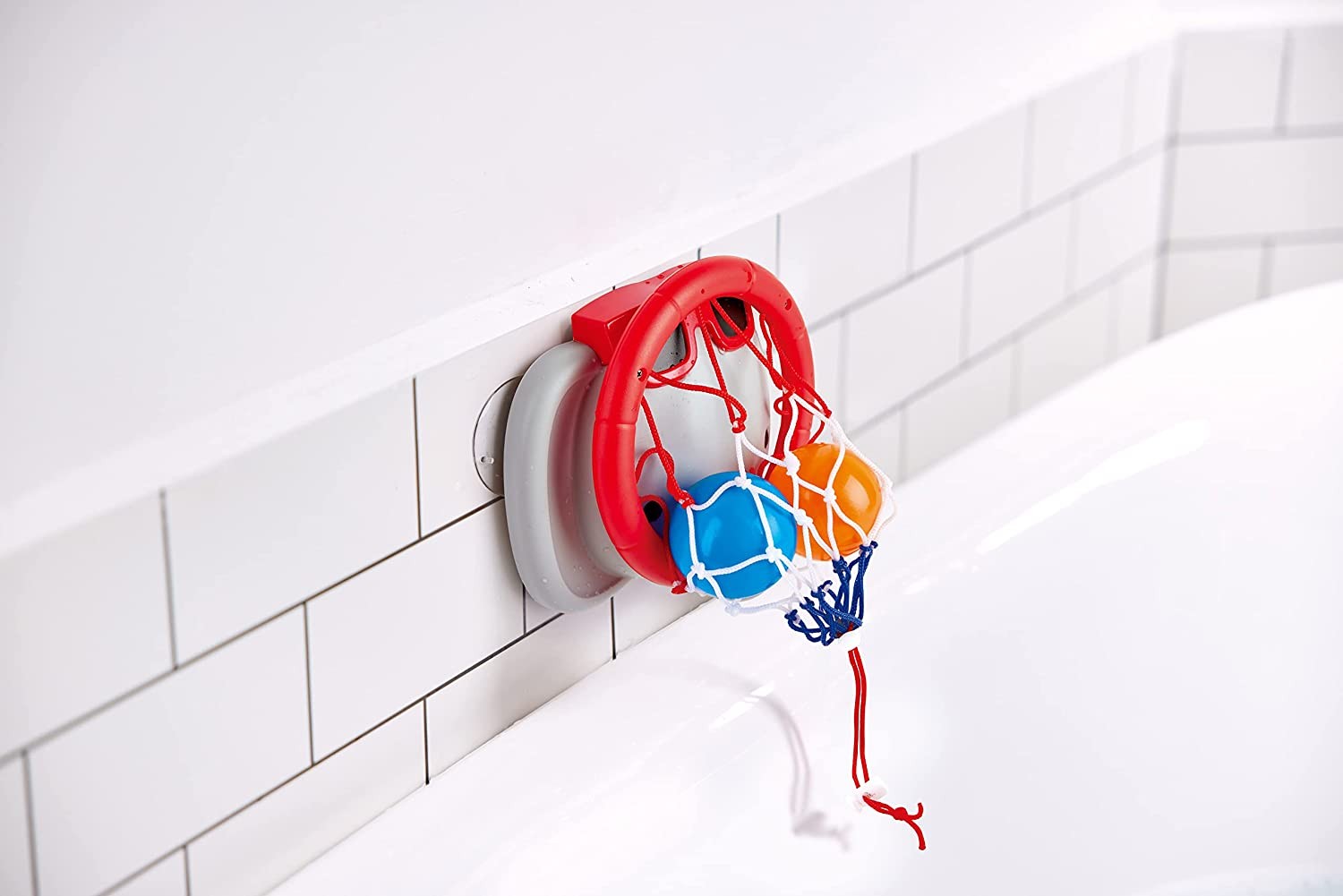 Juego de baño cesta de baloncesto elefante - Hape