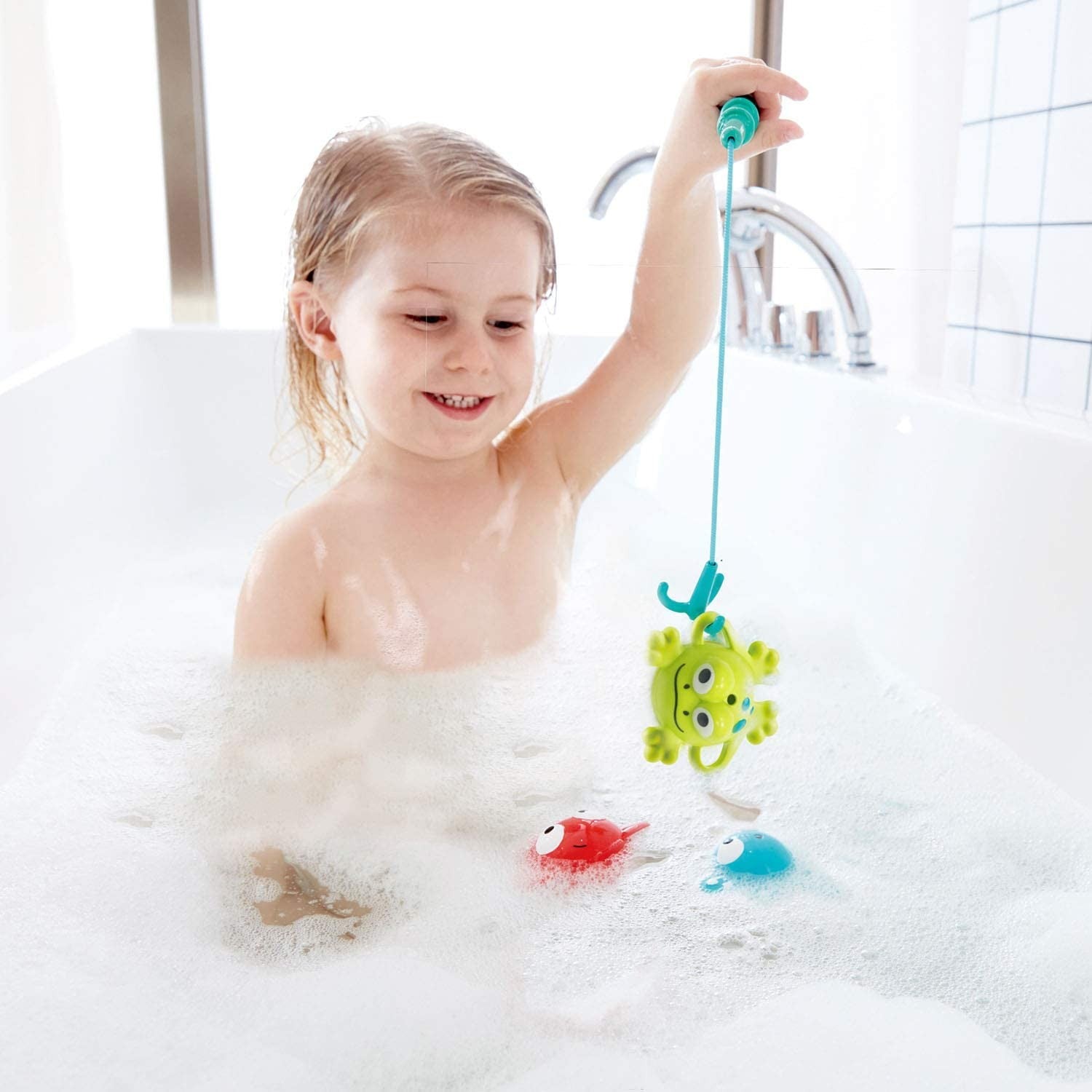 Juego de baño pesca de doble diversión - Hape E0214