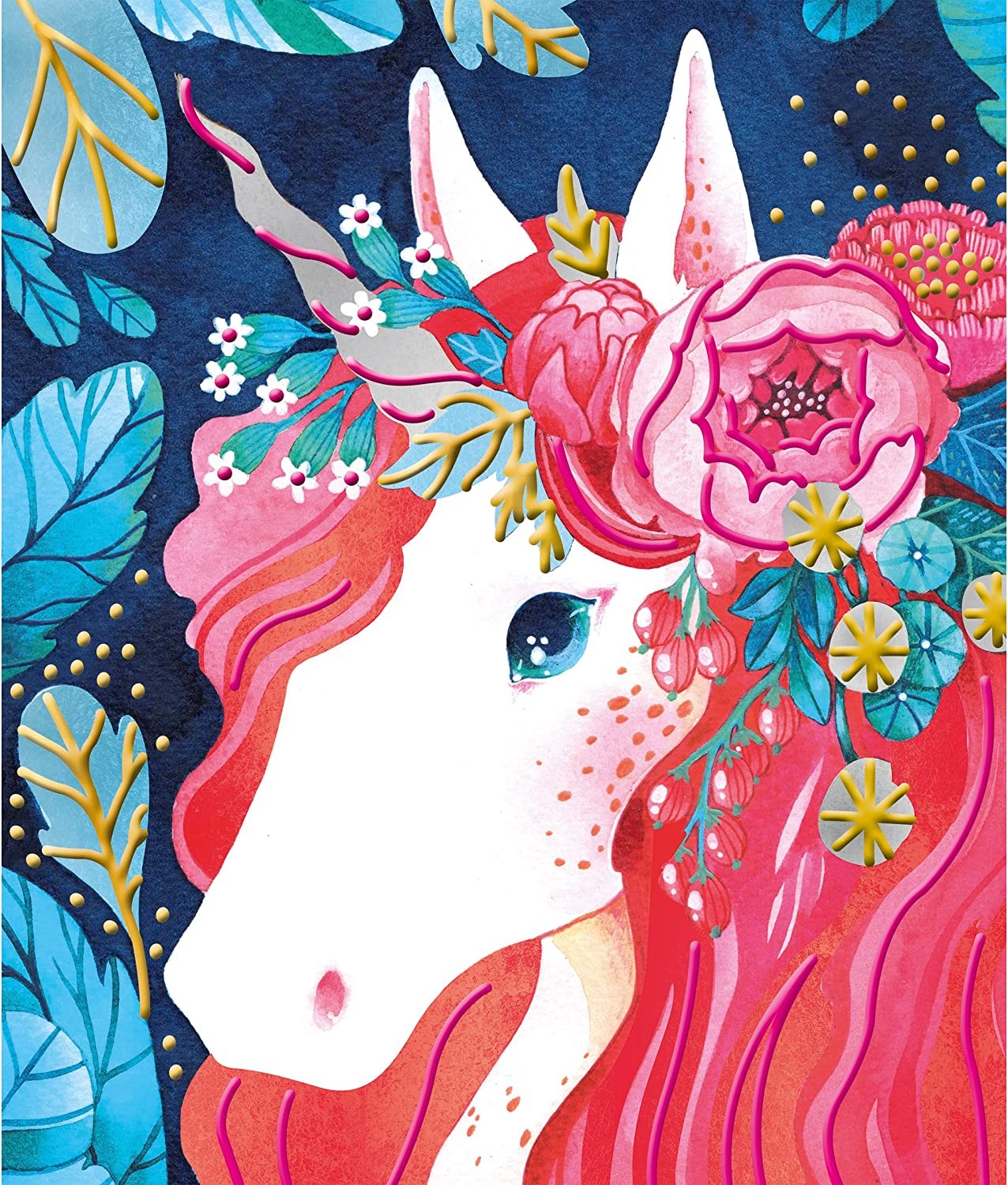 Kit creativo pintura nacarada y 3D unicornios - Janod J07951
