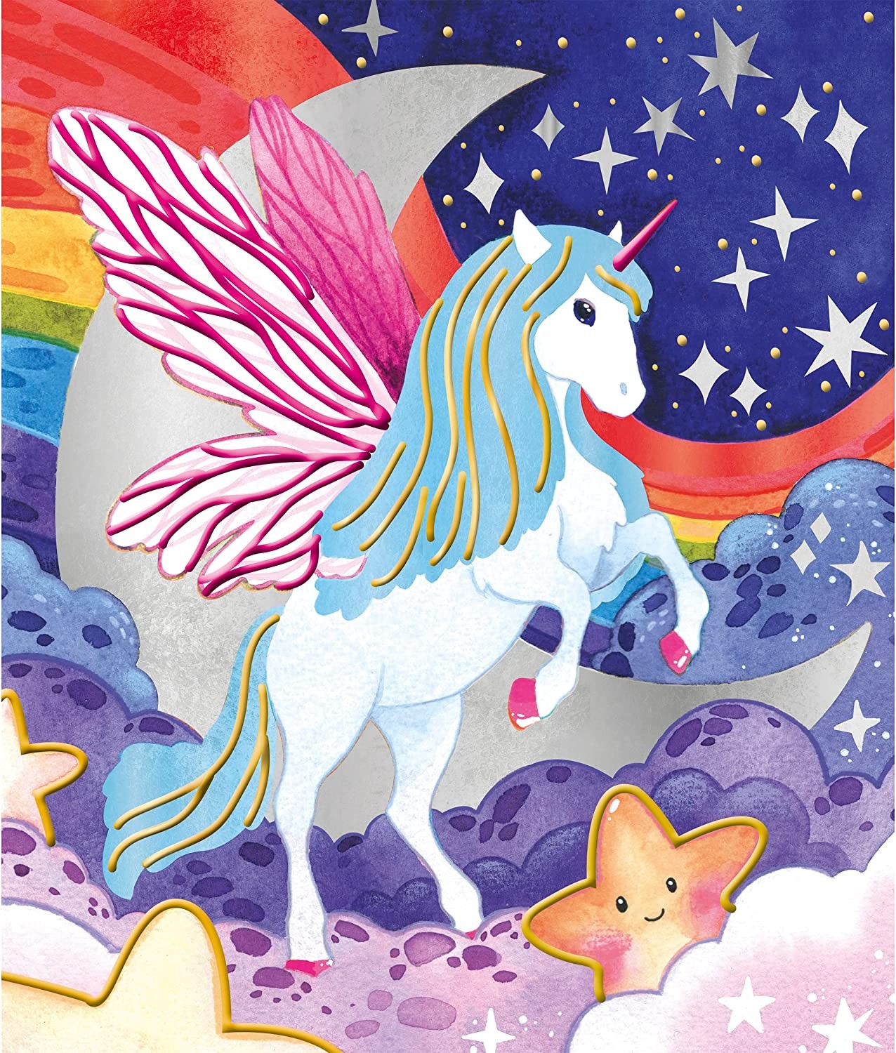 Kit creativo pintura nacarada y 3D unicornios - Janod J07951