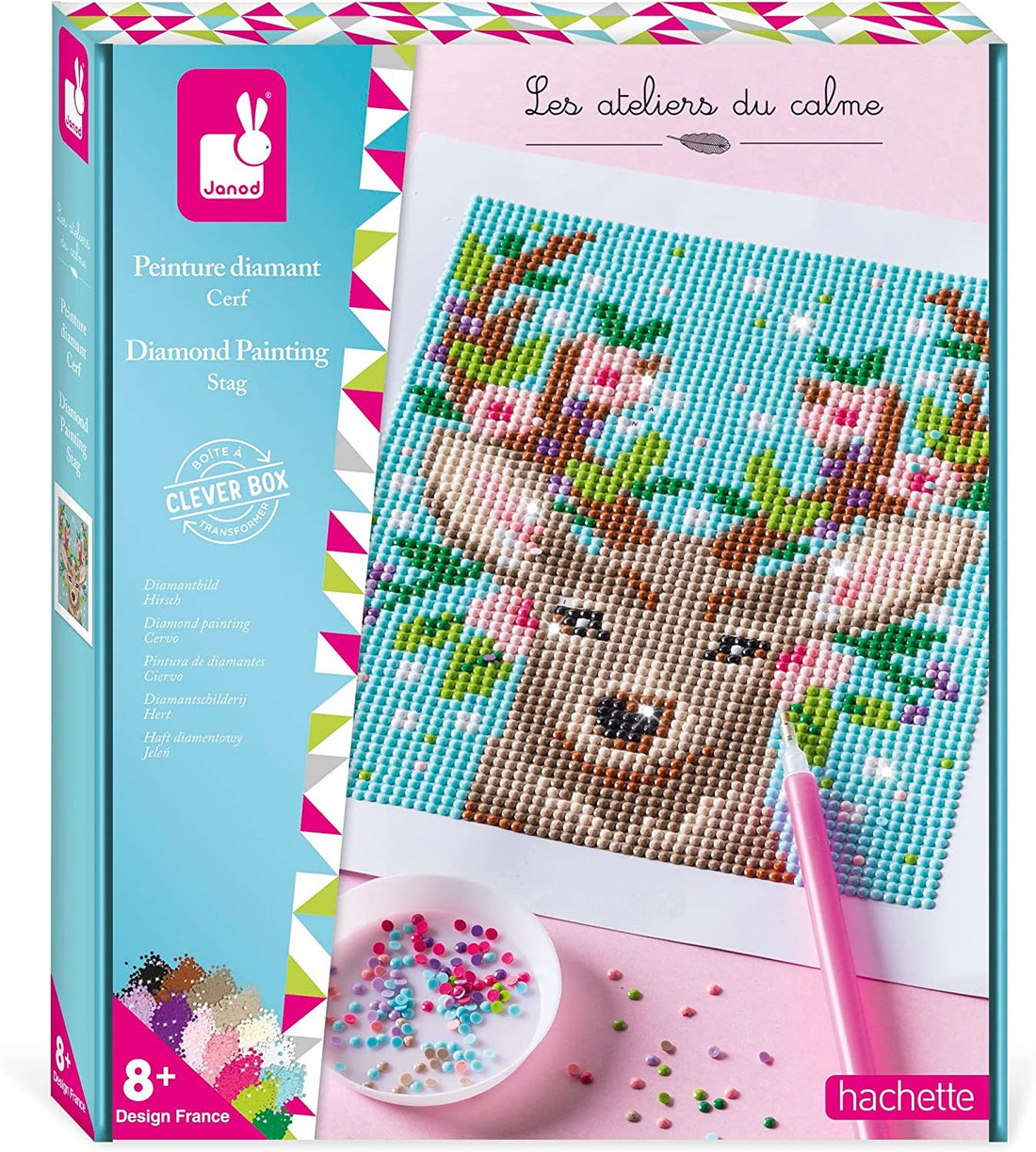 Kit creativo pintura diamante ciervo - Janod J07948