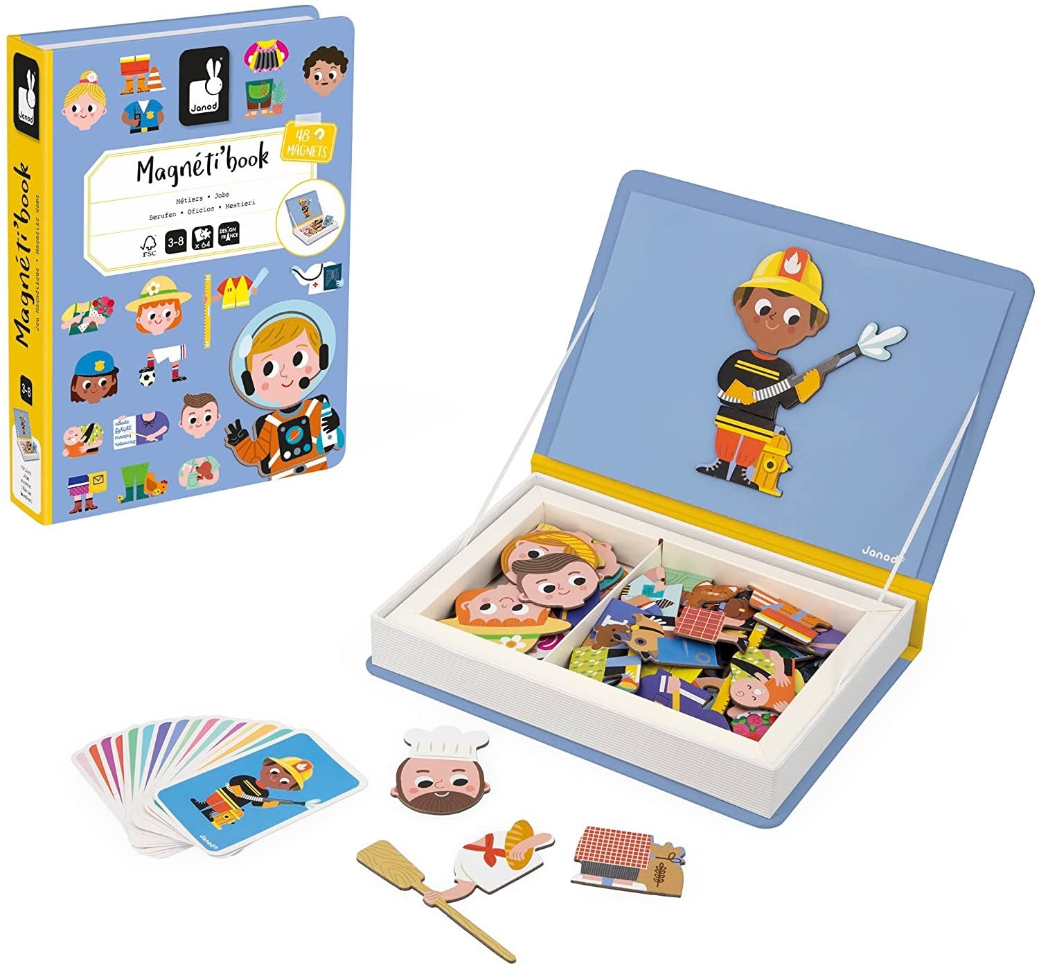 Magnetic books oficios, juego educativo infantil - janod 02597