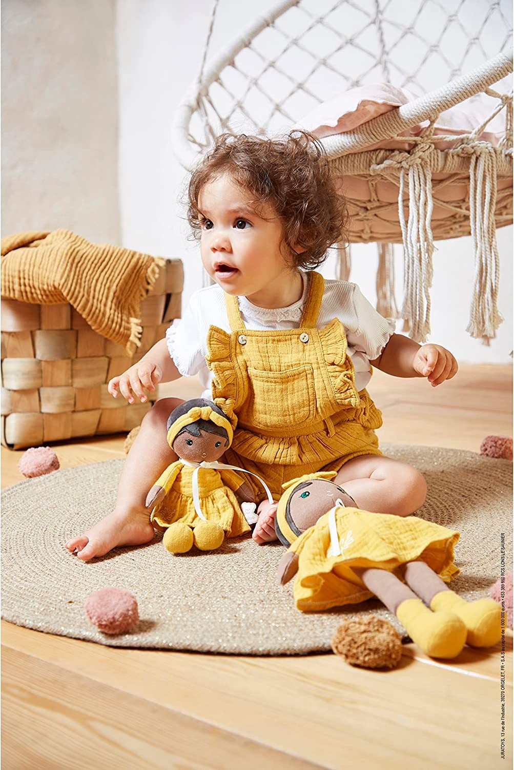 Muñeca de trapo naomie 32 cm tendresse - kaloo k200009