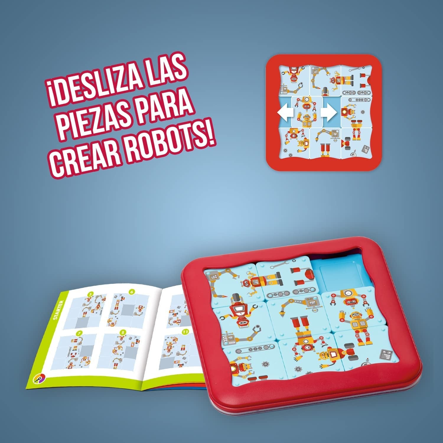 Taller de robots, juego Lógica 1 jugador - Smart games SG428