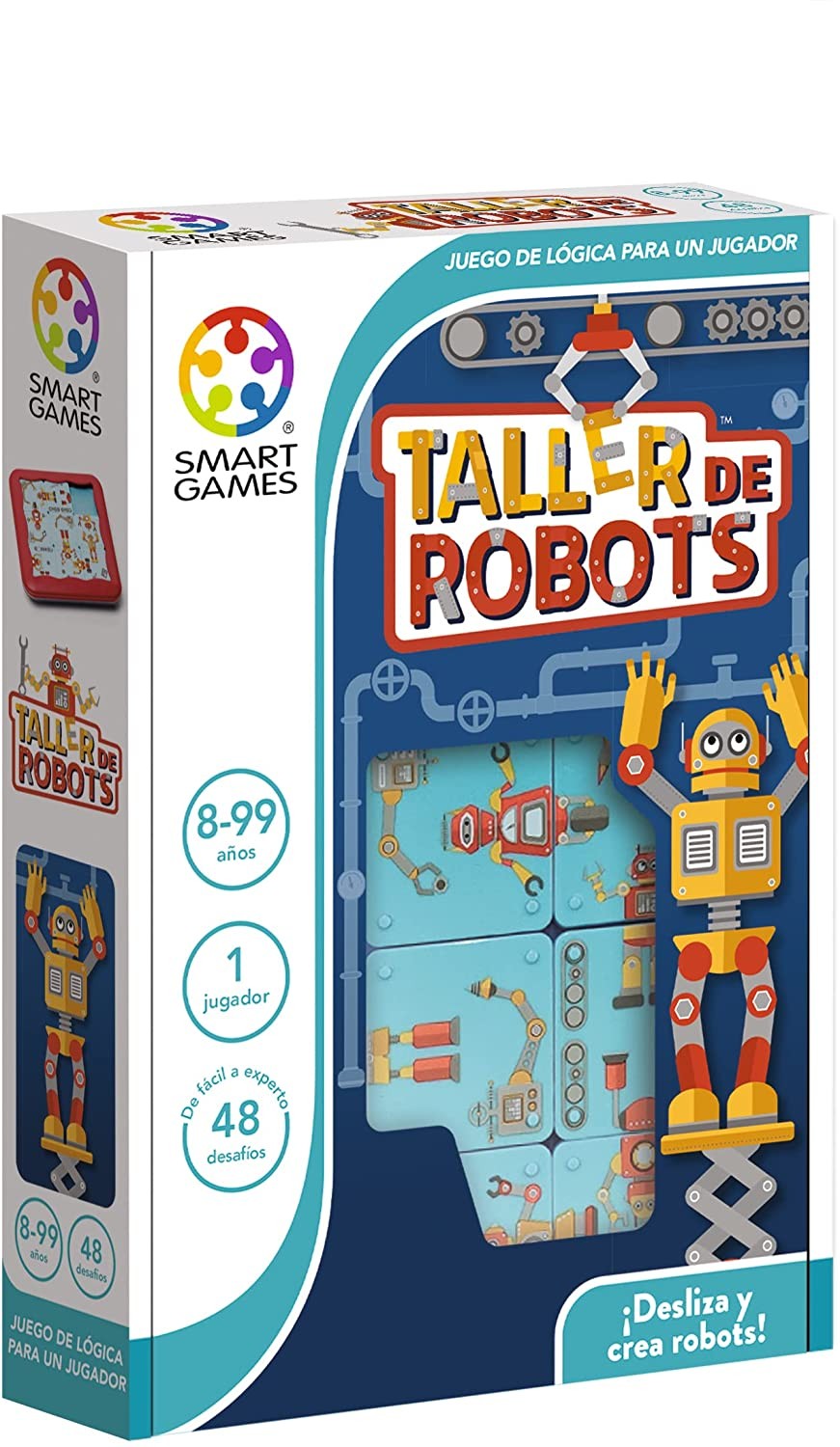 Taller de robots, juego Lógica 1 jugador - Smart games SG428