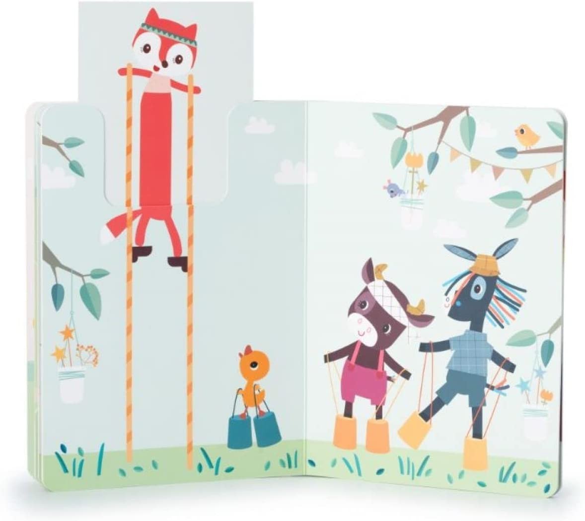 Libro pop up garden party - los contrarios - lilliputiens 83454