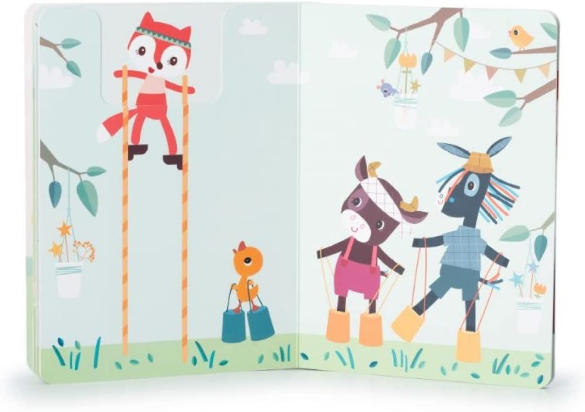 Libro pop up garden party - los contrarios - lilliputiens 83454