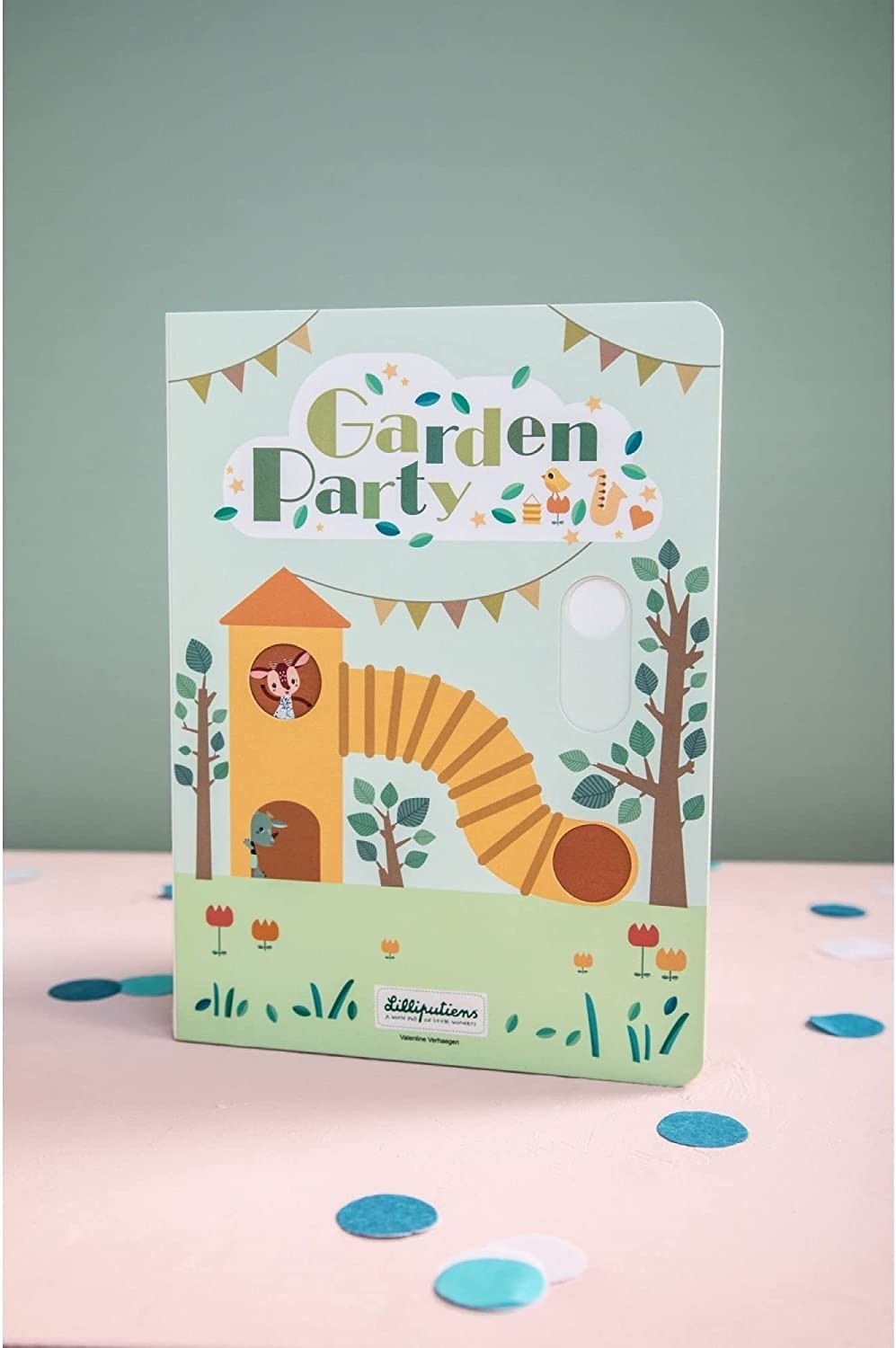 Libro pop up garden party - los contrarios - lilliputiens 83454