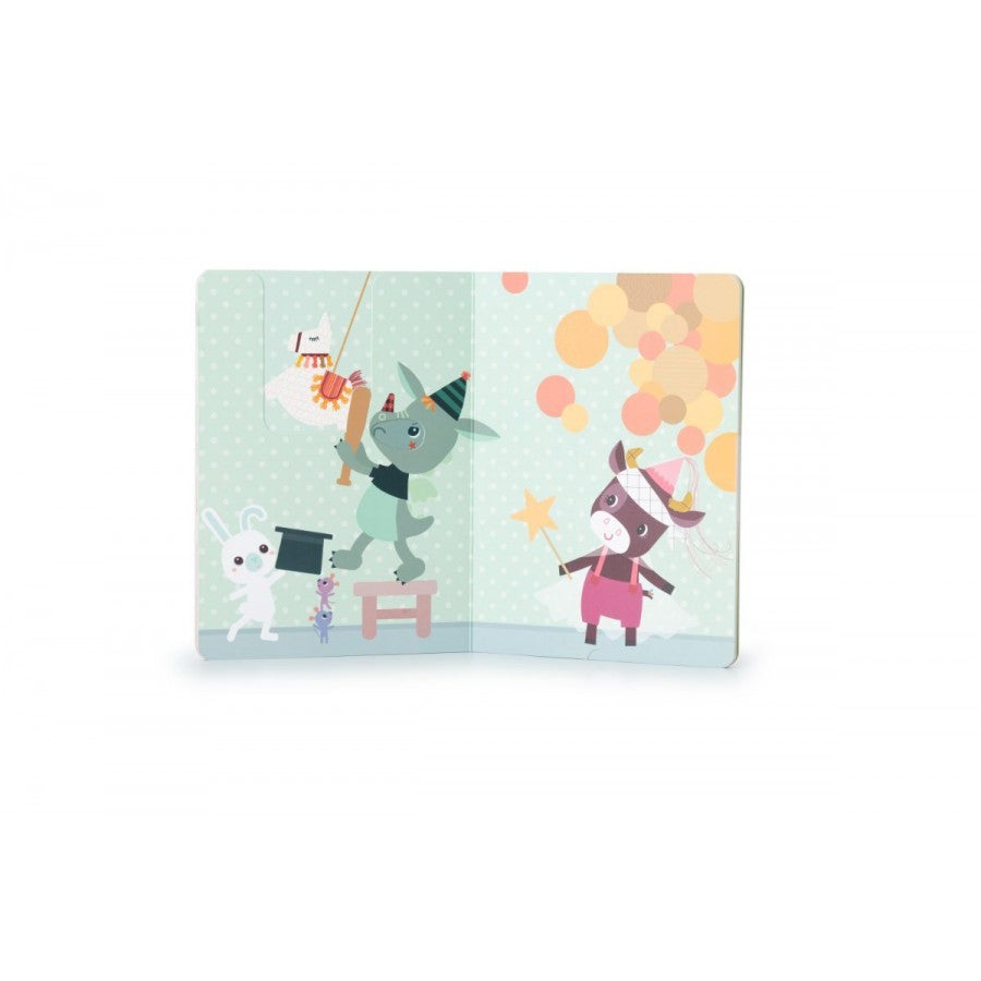 Libro pop up fiesta de cumpleaños - las emociones - lilliputiens 83453