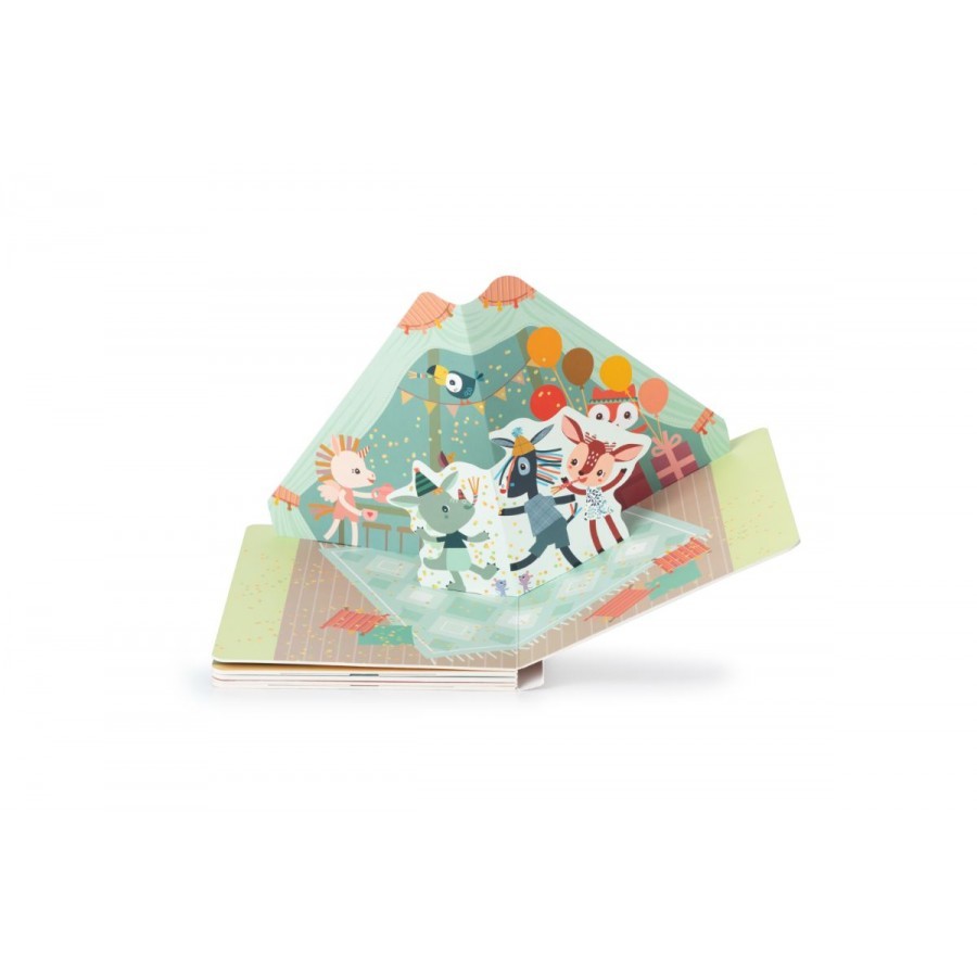 Libro pop up fiesta de cumpleaños - las emociones - lilliputiens 83453