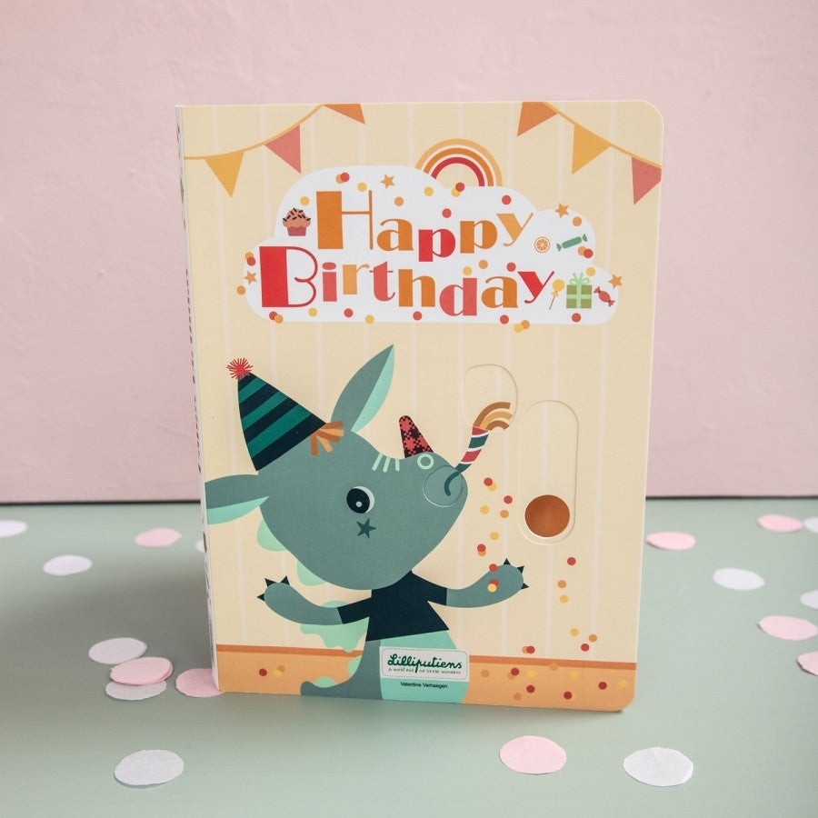 Libro pop up fiesta de cumpleaños - las emociones - lilliputiens 83453