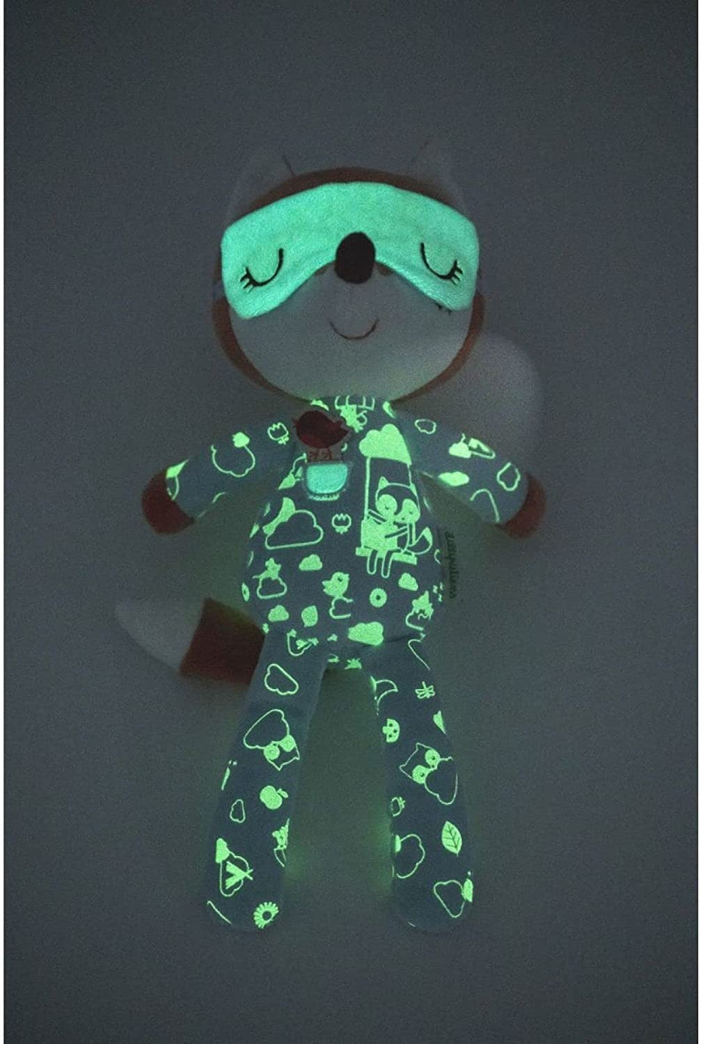 Peluche que brilla en la oscuridad alice | juguete de sueño para bebés | suave y seguro | ideal para dormir - lilliputiens 83449