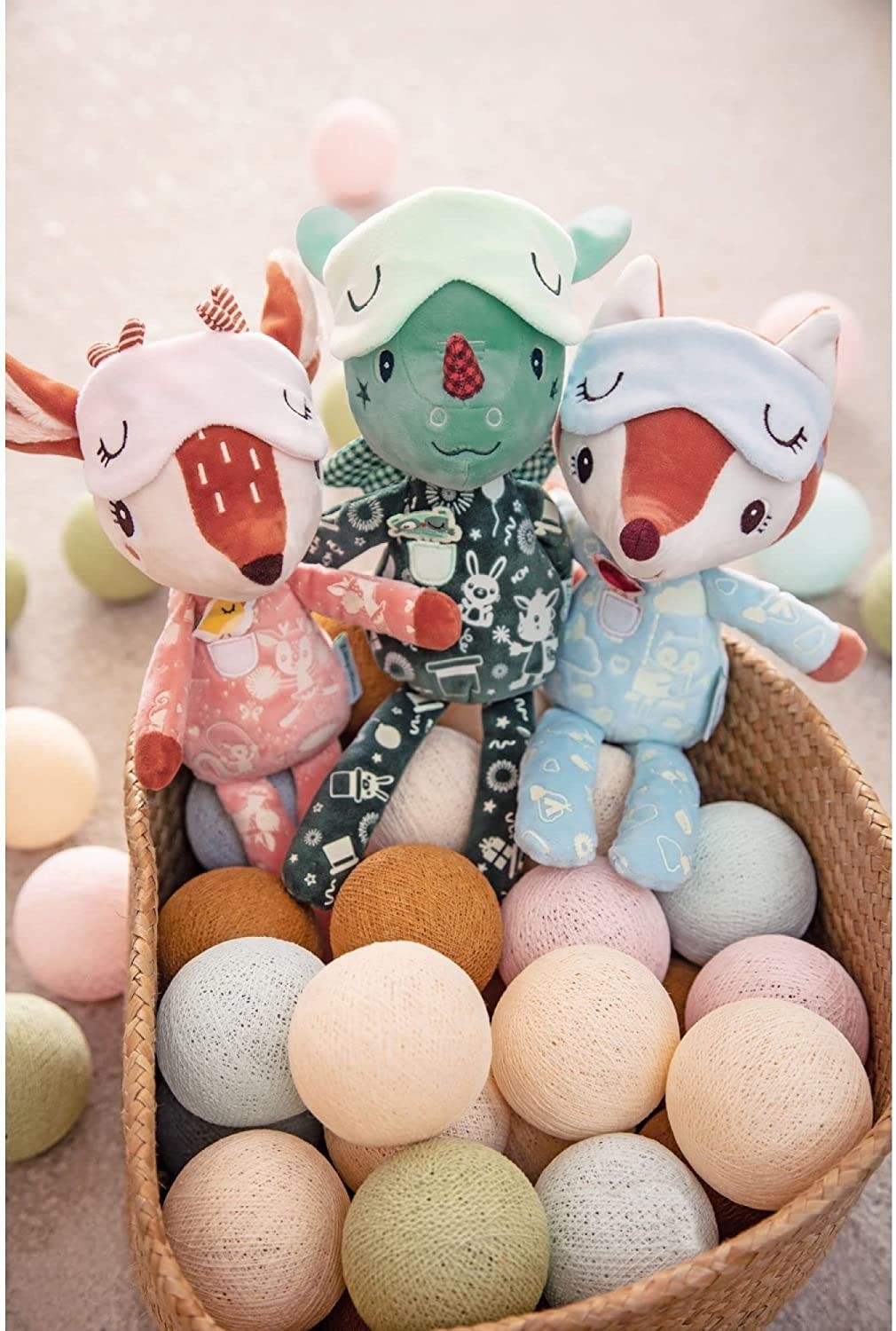 Peluche que brilla en la oscuridad alice | juguete de sueño para bebés | suave y seguro | ideal para dormir - lilliputiens 83449
