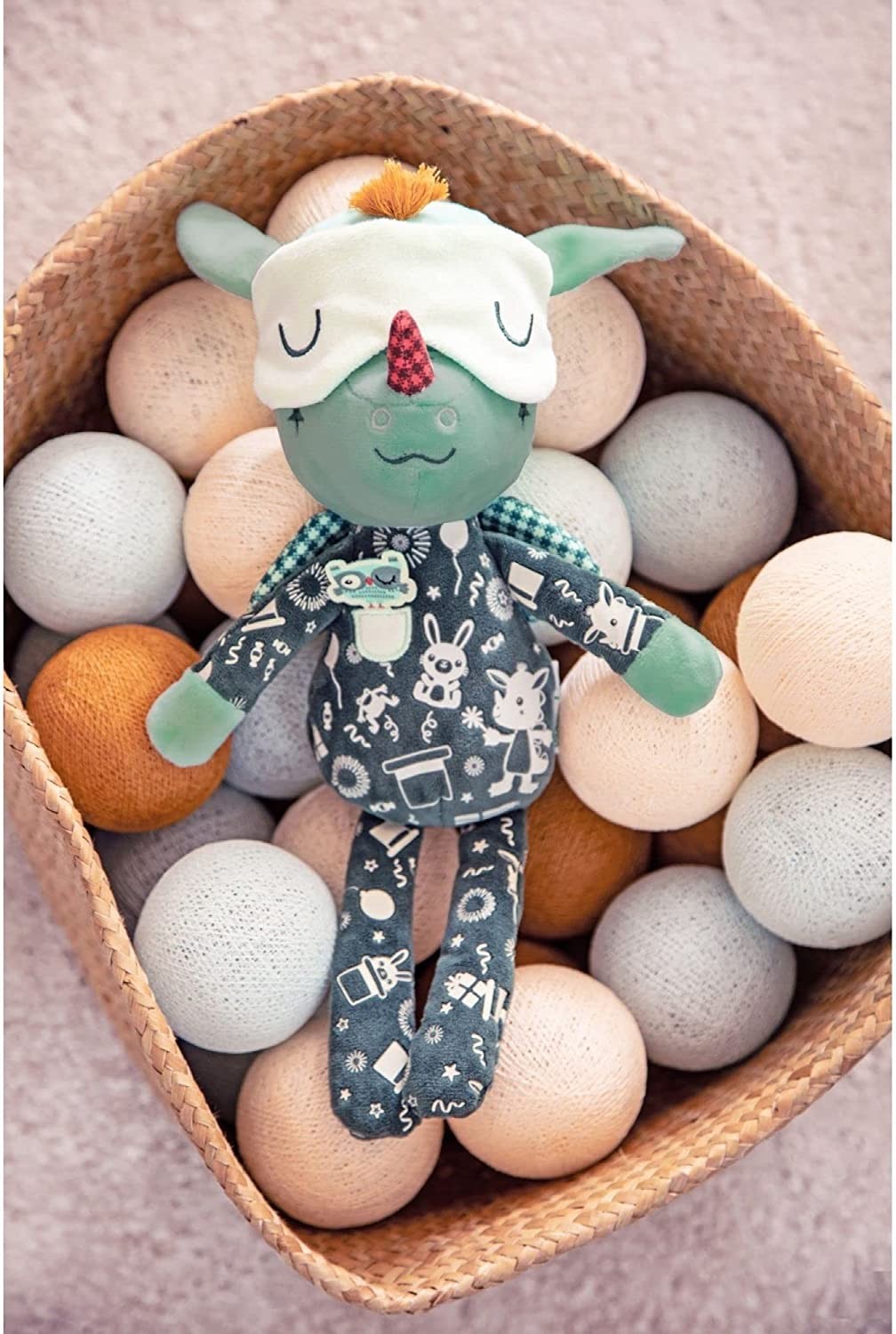 Peluche que Brilla en la Oscuridad Joe Lilliputiens | +6 Meses | Ref. 83447