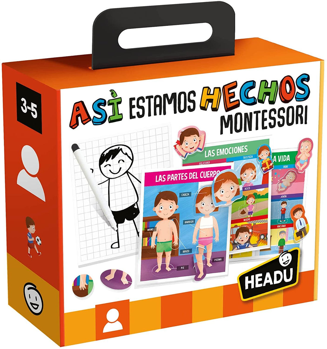Juego educativo montessori, así estamos hechos