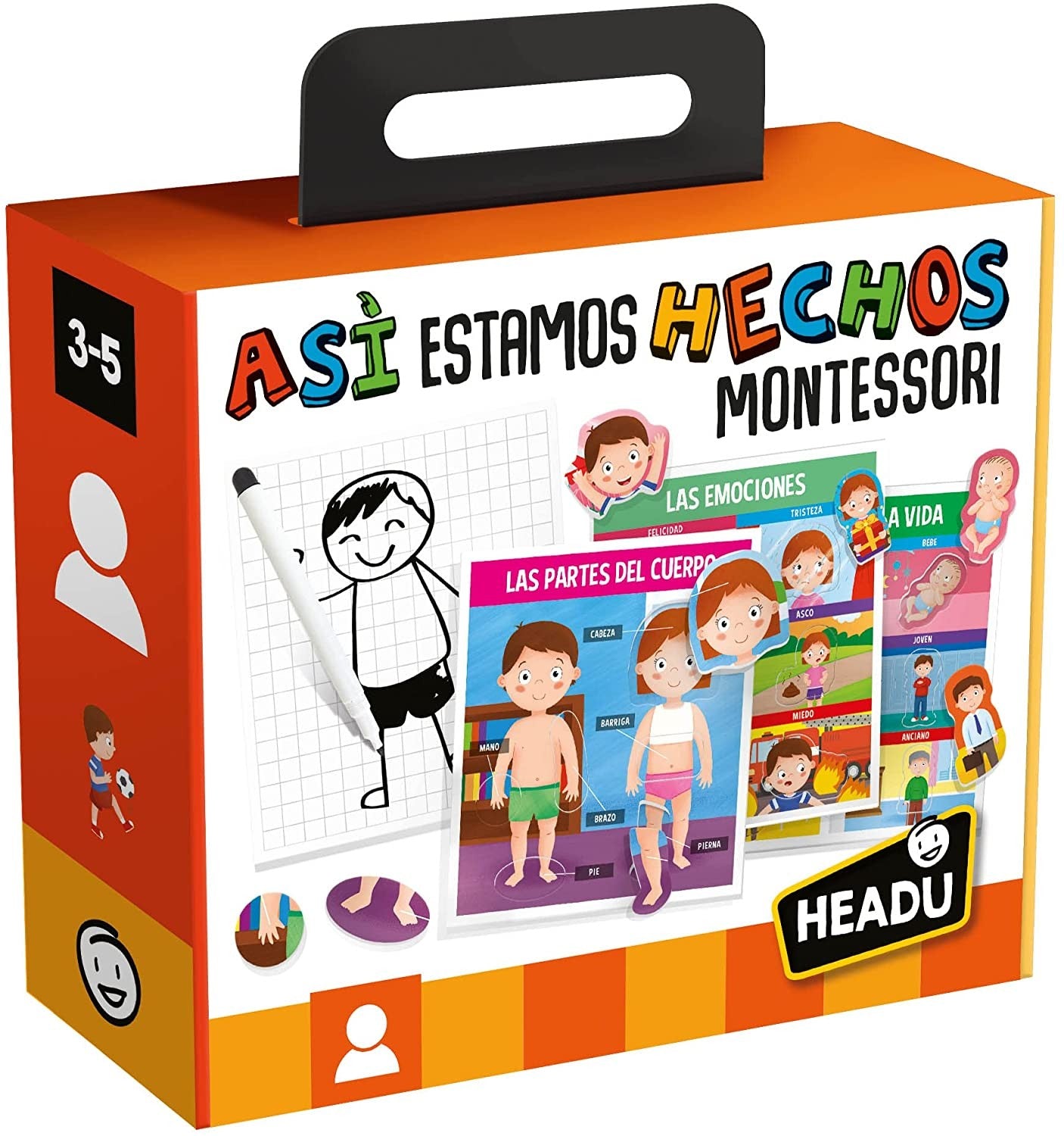 Juego educativo montessori, así estamos hechos