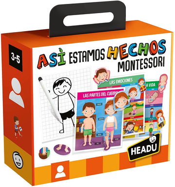 Juego educativo montessori, así estamos hechos