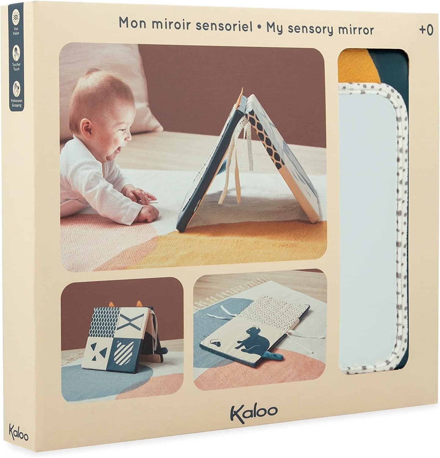 Espejo sensorial bebé - kaloo k227001