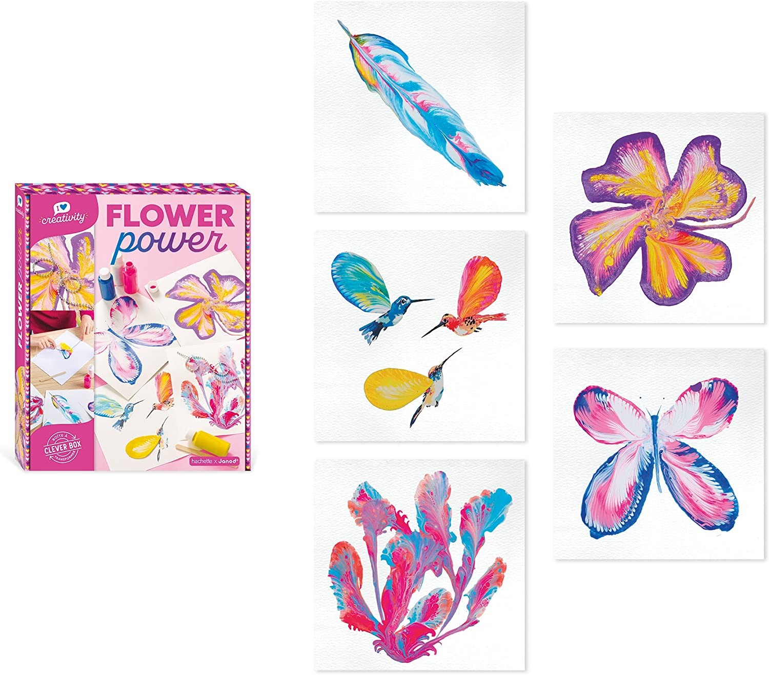 Juego creativo flower power - Janod J07738