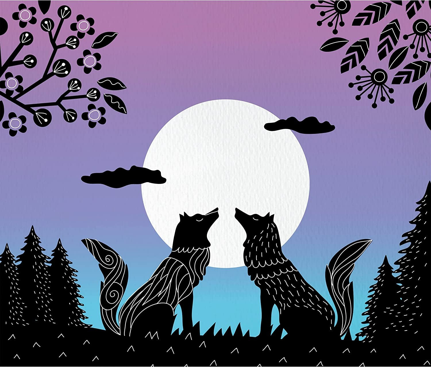 Juego creativo Sunset Lover pintura con plantillas - Janod J07737