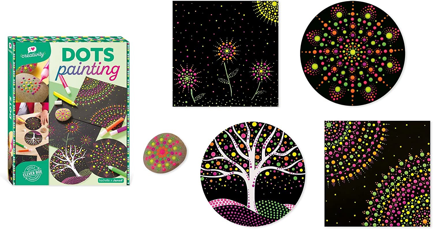 Juego creativo Dot Painting pintura con puntos - Janod J07736