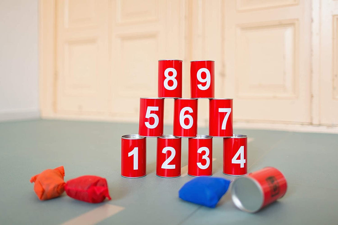 Juego de puntería latas de metal - BS Toys GA093