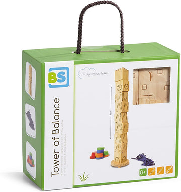 Torre de equilibrio de madera - Buiten Speel GA232