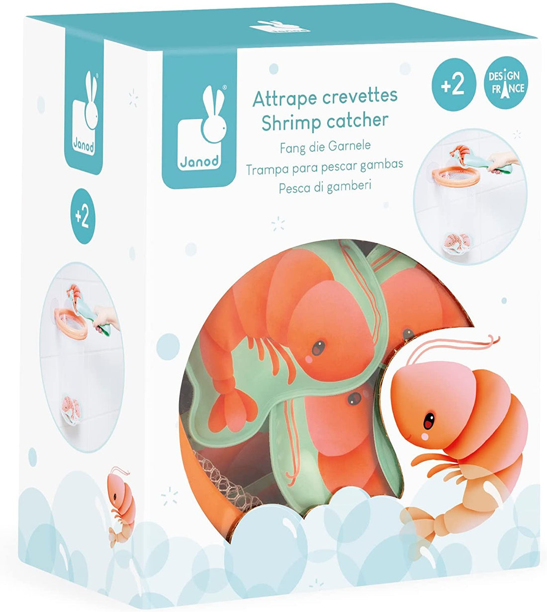 Juguete de baño para bebes, pescar gambas - Janod J04730