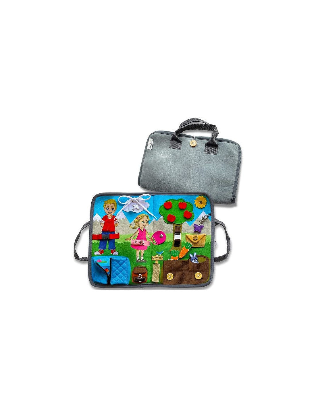 Maletín de actividades BusyBag juego montessori - Max & Léa