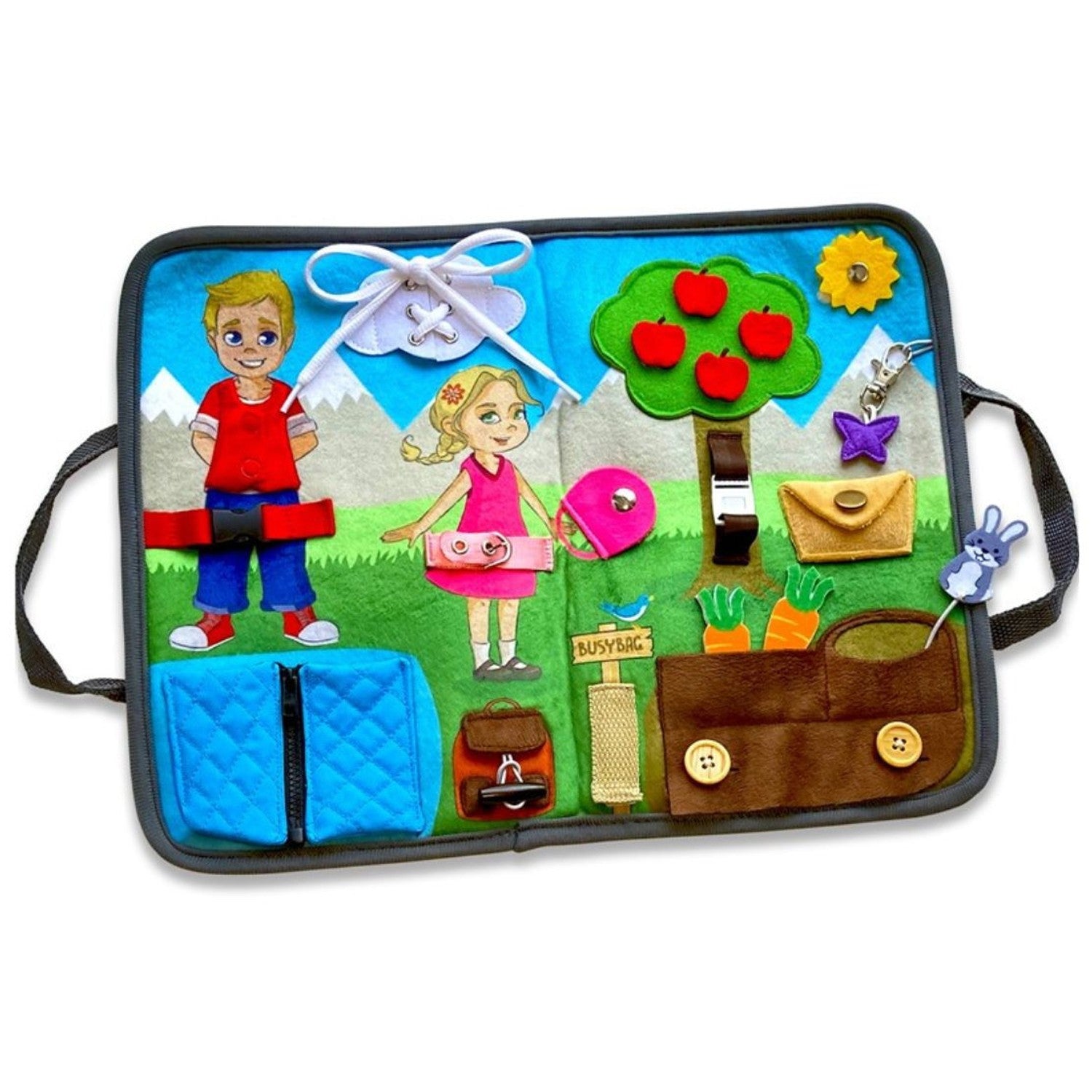 Maletín de actividades busybag juego montessori - max & léa