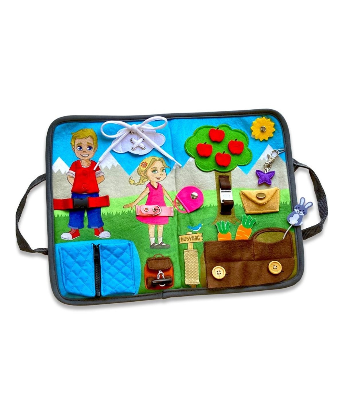 Maletín de actividades busybag juego montessori - max & léa