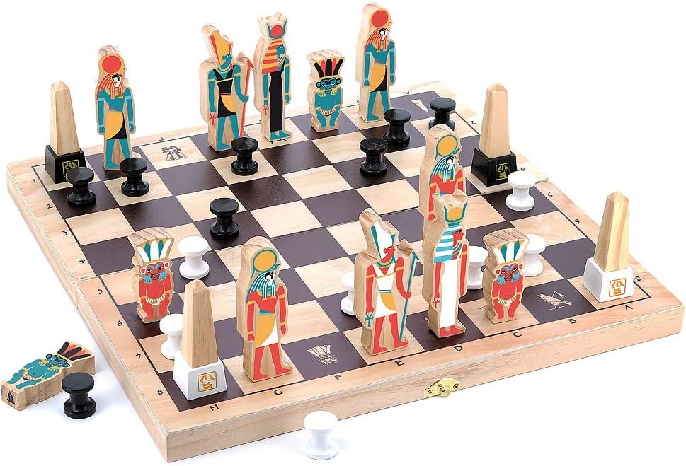 Juego de mesa ajedrez con jeroglíficos - Museo del Louvre - Vilac 9506