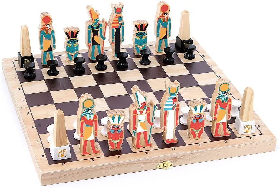 Juego de mesa ajedrez con jeroglíficos - Museo del Louvre - Vilac 9506