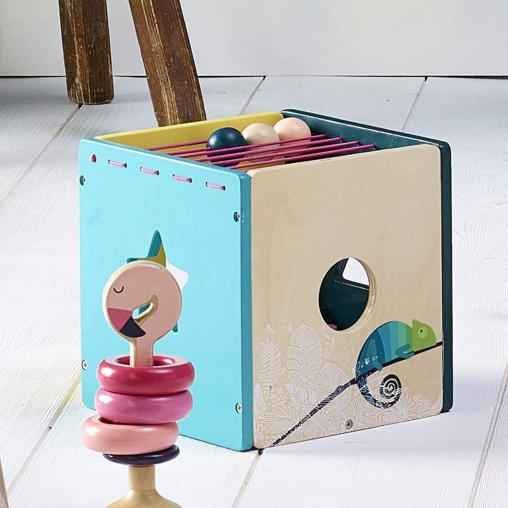 Cubo de formas, estimulación y aprendizaje - Vilac 1065