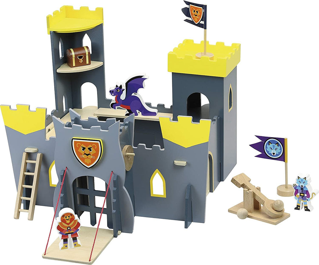 Castillo de Caballeros Vilac | Con Dragón y Accesorios | +3 Años