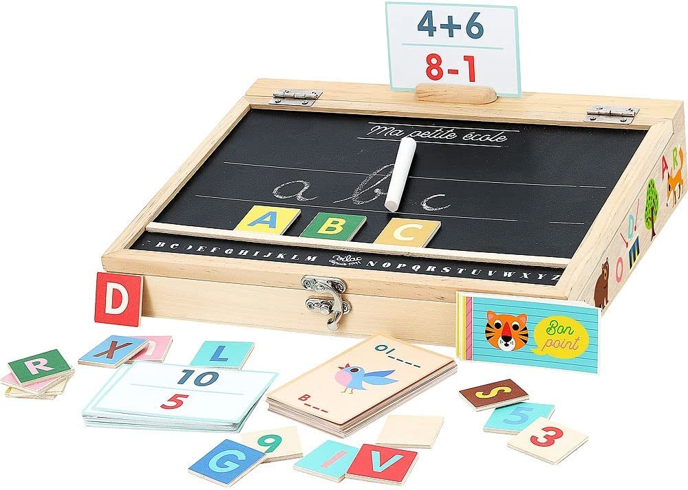 Mi escuela, pizarra educativa version francés e ingles - vilac 7620
