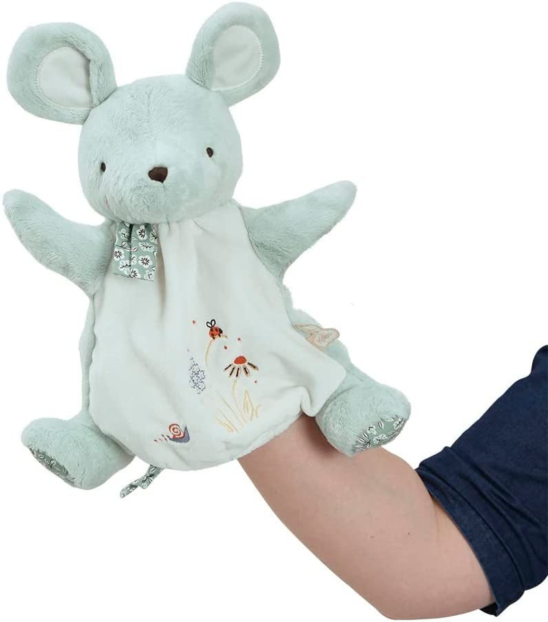Peluche marioneta ratón verde - kaloo k210003