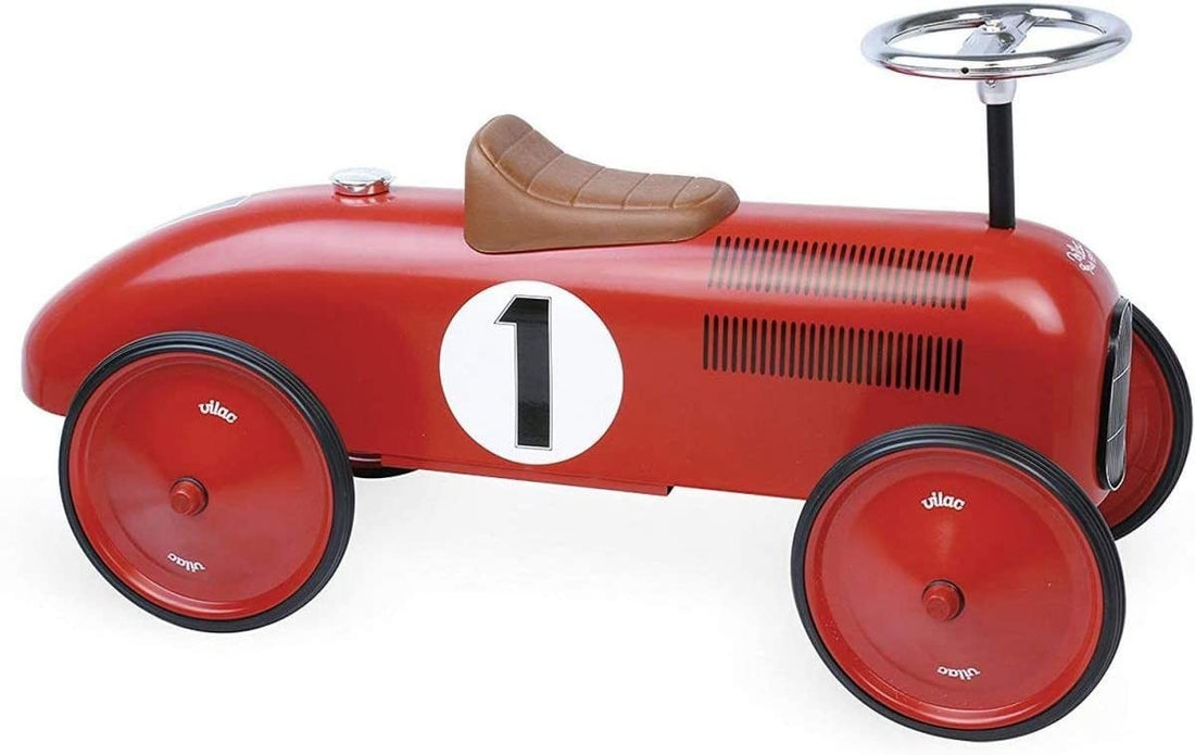 Correpasillos coche vintage color Rojo - Vilac 1049