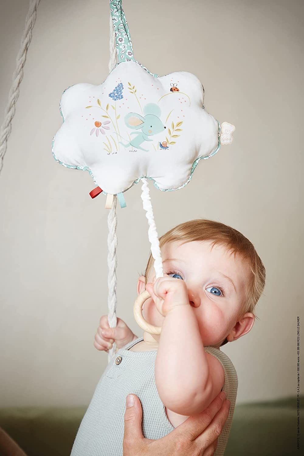 Musical cushion "A green mouse" - Kaloo K210000