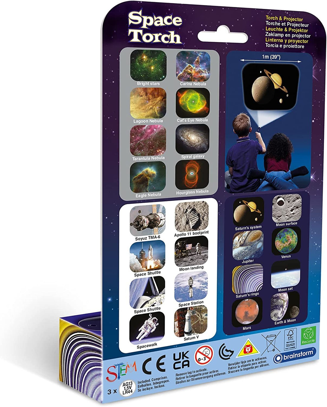 Linterna con proyector de imágenes del espacio - Brainstorm Toys E2008