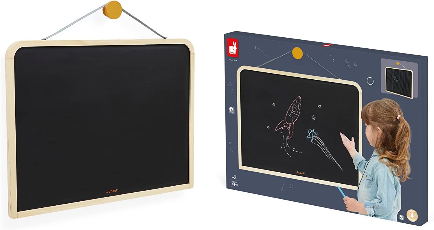 Pizarra magnética de pared reversible - janod j09635