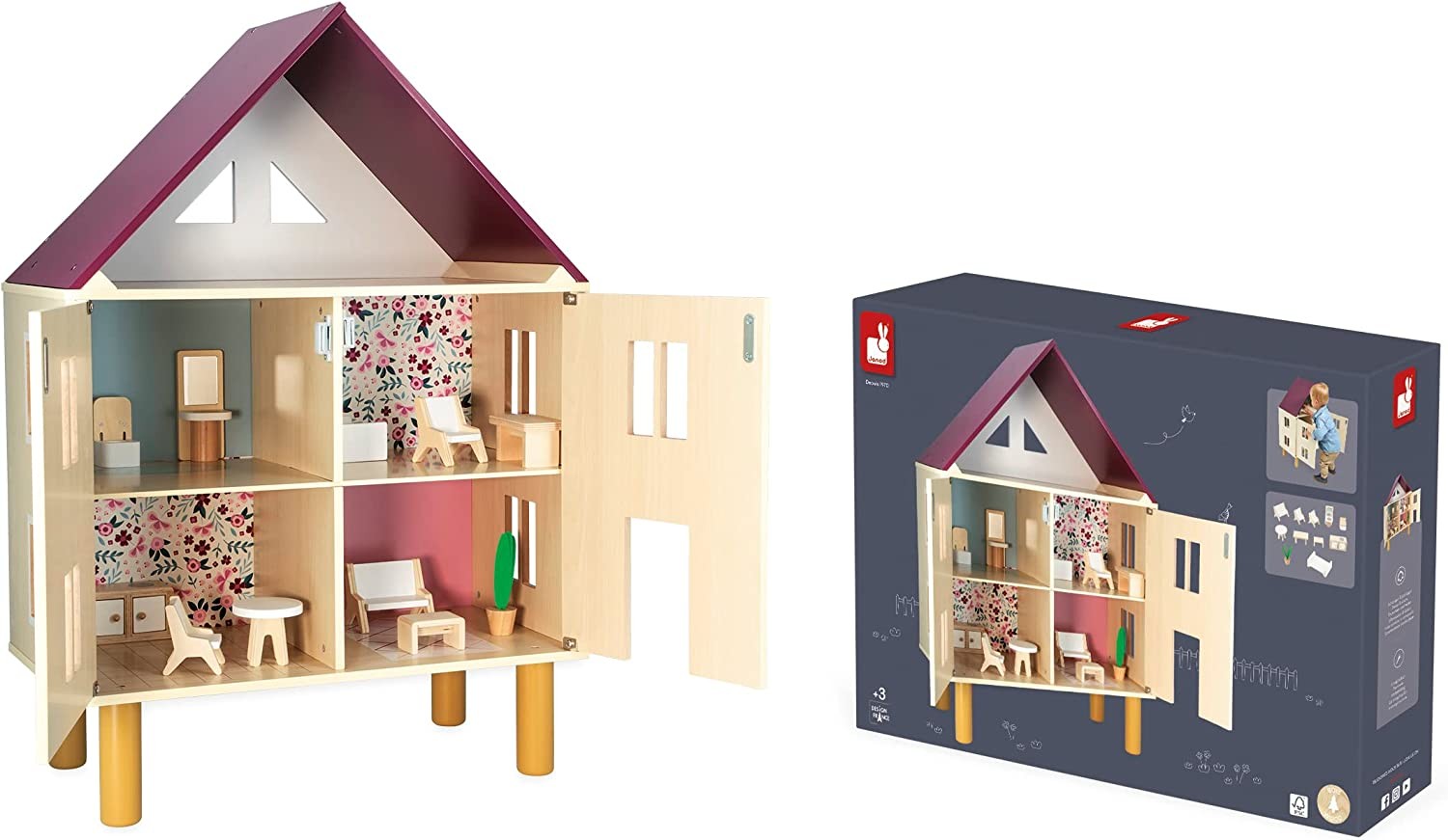 Casa de muñecas de madera Twist - Janod J06617