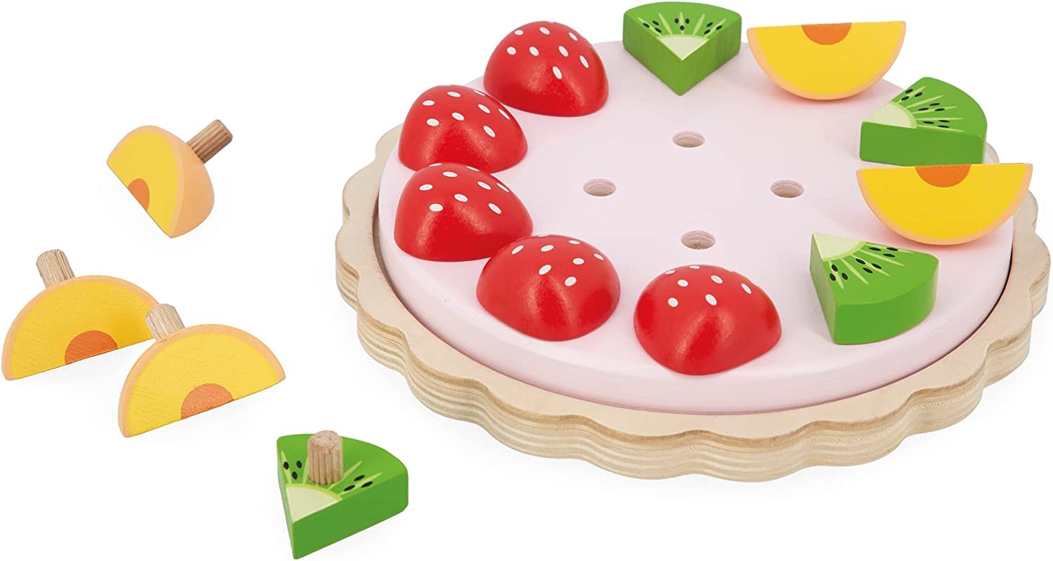 Juego de imitación mi primera tarde de frutas de madera - Janod J06628