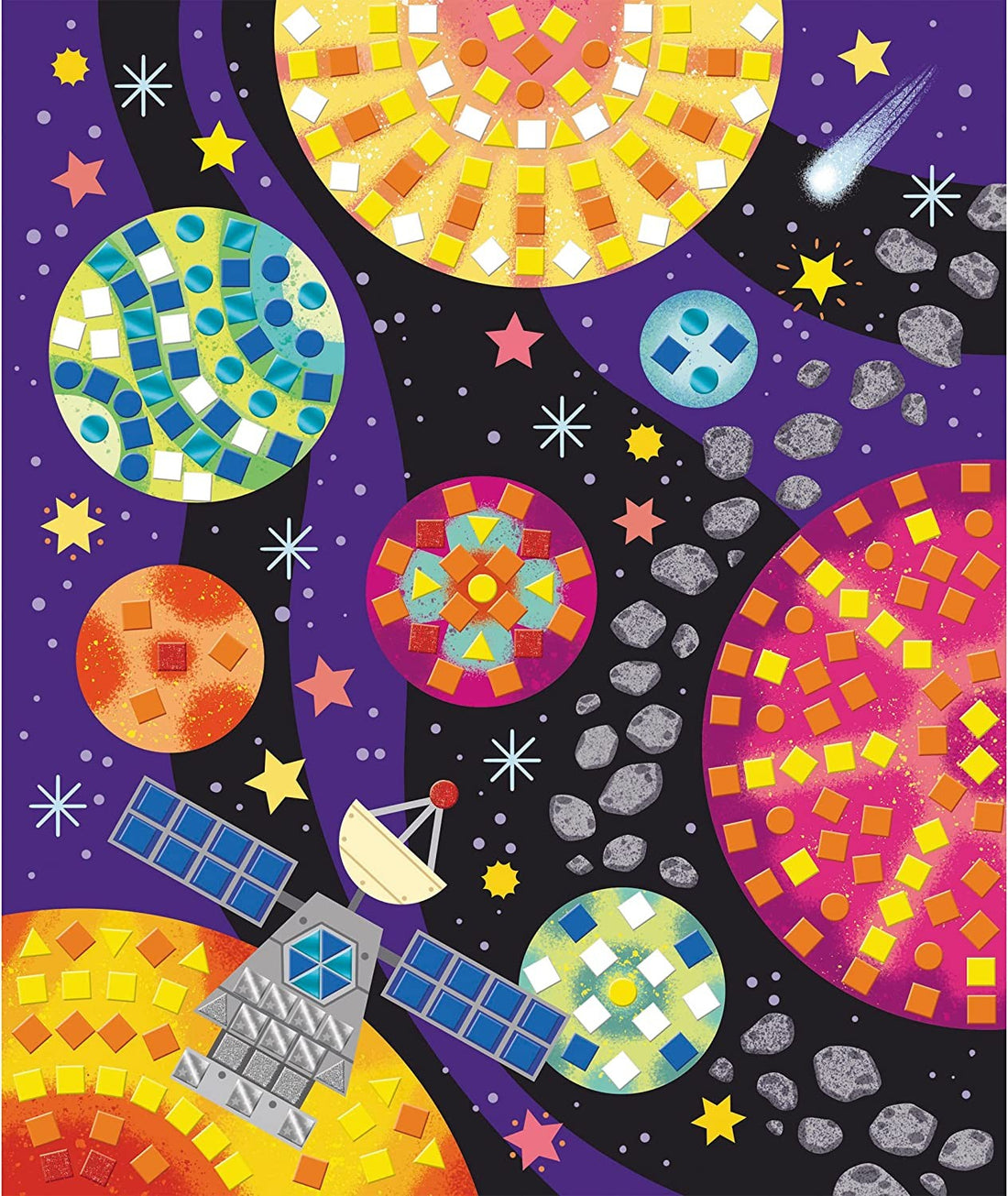 Juego creativo 5 cuadros de mosaicos - Janod J07855
